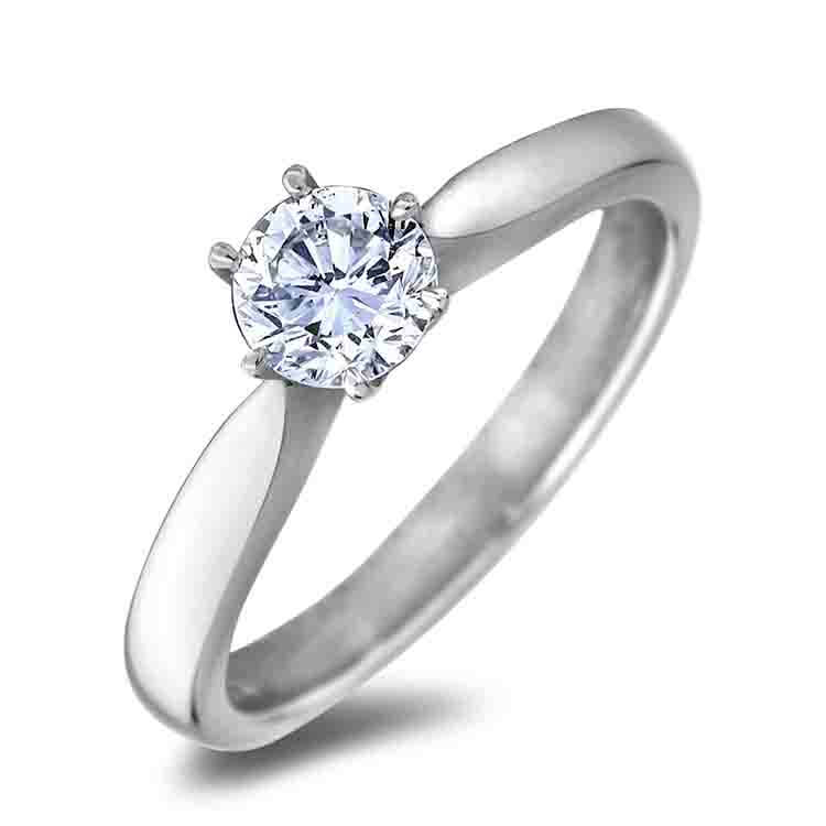 Vàng trắng 14k đính kim cương